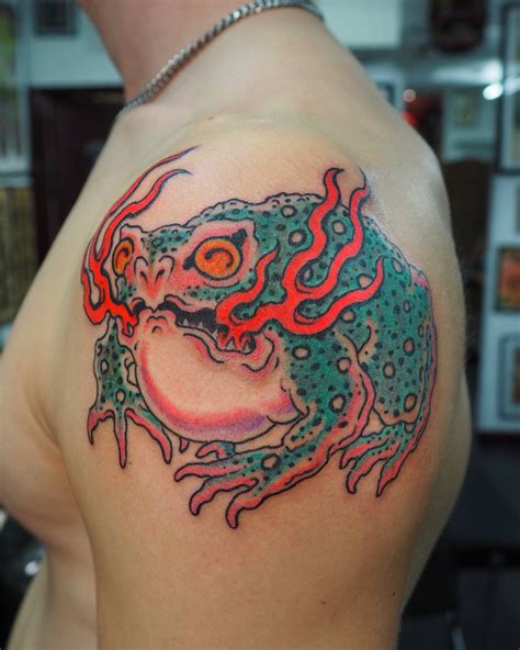 frog tattoo japanese